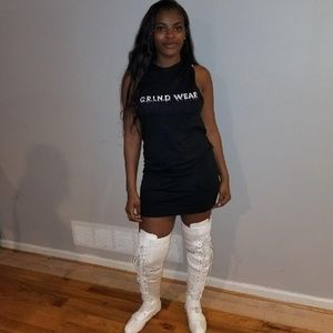 G.R.I.N.D WEAR Hooded Dress